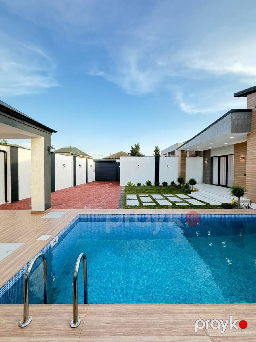Satılır 4 otaqlı həyət evi/bağ evi 160 m² — Ev, villa, Bakı (4)
