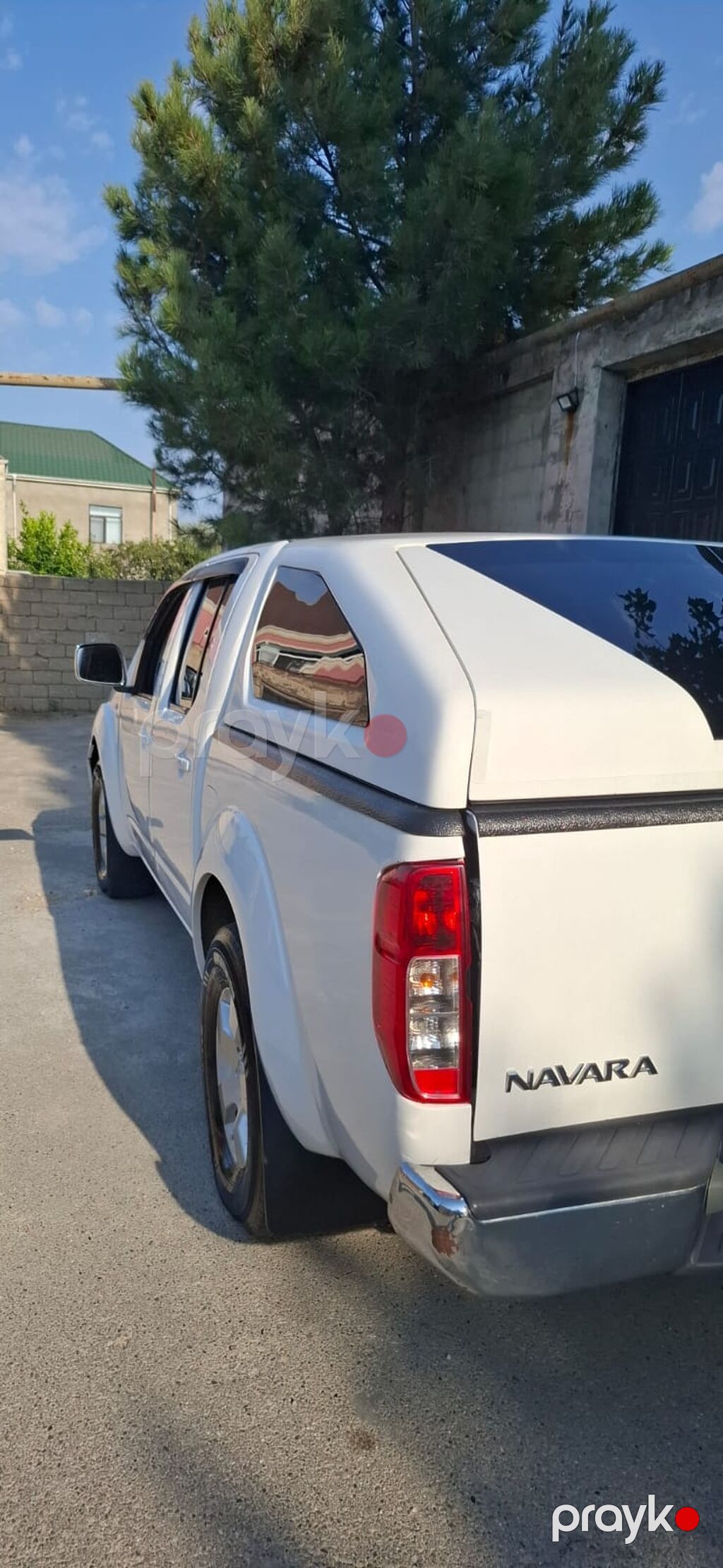Nissan Navara LE pikap - Kuzov: ağ rəng, öndə xrom radiator — Avtomobillər, Digah (7)