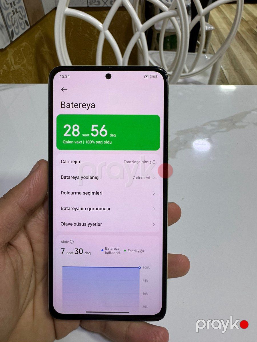 Xiaomi Redmi Note 14 Lime Green 256GB/8GB — Smartfonlar, Bakı (4)