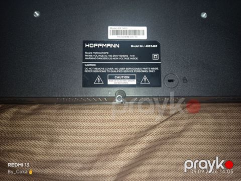 Hoffmann 40E3400 LED TV - Ekran diaqonalı: 40 düym - Enerji girişi — Bakı