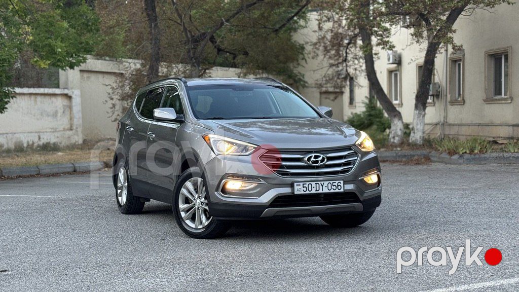 Hyundai Santa Fe, 2.0 L, 2018 il, 140 000 km — Avtomobillər, Bakı (7)