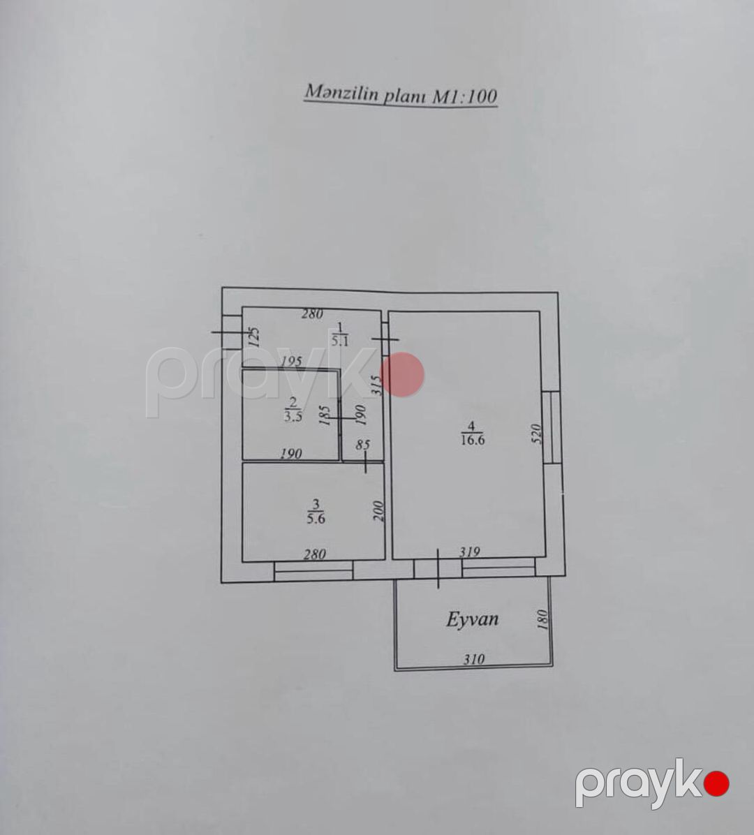 1-otaqlı yeni tikili, Yasamal r., 40 m² — Mənzil, Bakı (10)