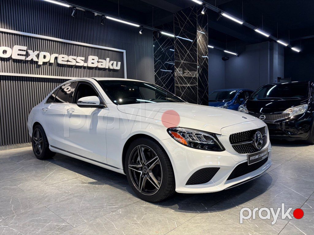 Mercedes C 300, 2.0 L, 2019 il, 172 000 km — Avtomobillər, Bakı (7)