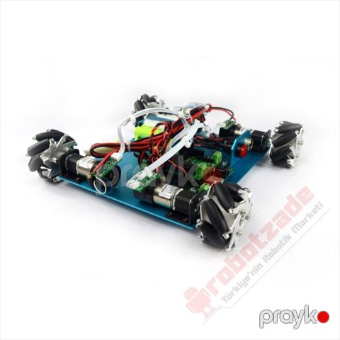 Mekanium Təkərli Ərazi Robot Dəsti Mekanium təkərləri sayəsində — Bakı