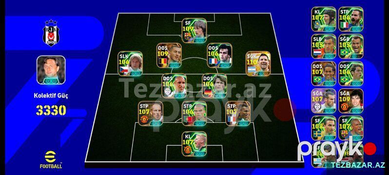 Əlimyandı Efootball Pes hesabı satılır — Oyunlar, konsollər və proqramlar, Bakı (2)