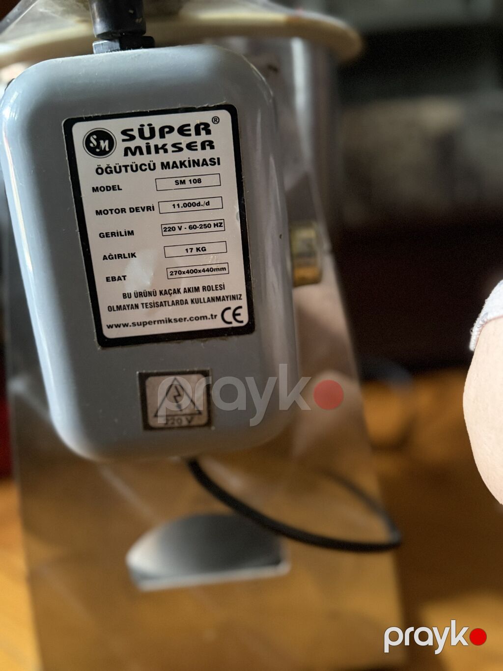 Sənaye tipli ətçəkən/blender – paslanmayan poladdan güclü “Super — Blenderlər, xırdalayanlar və mikserlər, Bakı (6)