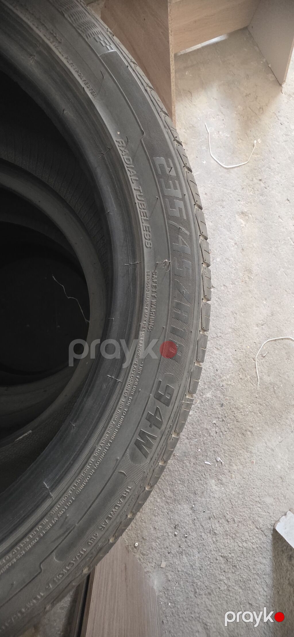 Satılır: 4 ədəd yay şini (tubeless, radial) - Ölçü: 235/45 R18 — Şinlər, Bakı (2)