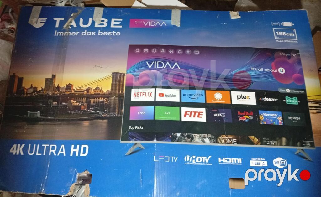 Taube Vıdaa Smart TV – 65" (165 sm), 4K Ultra HD Xüsusiyyətlər — Televizorlar, Şəki (4)