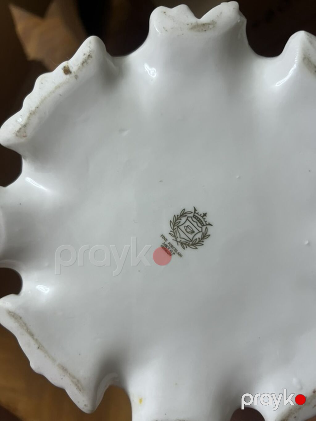 Porselen dekorativ qablar – 2 ədəd (pedestal kasalar) - Material — Süfrə qabı, Bakı (3)