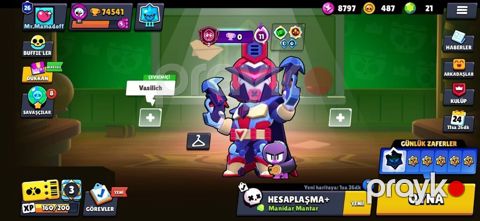 Brawl Stars Hesabı -Nadir Kostümlər ilə dolu hesab - Kupa yolu — Qəbələ