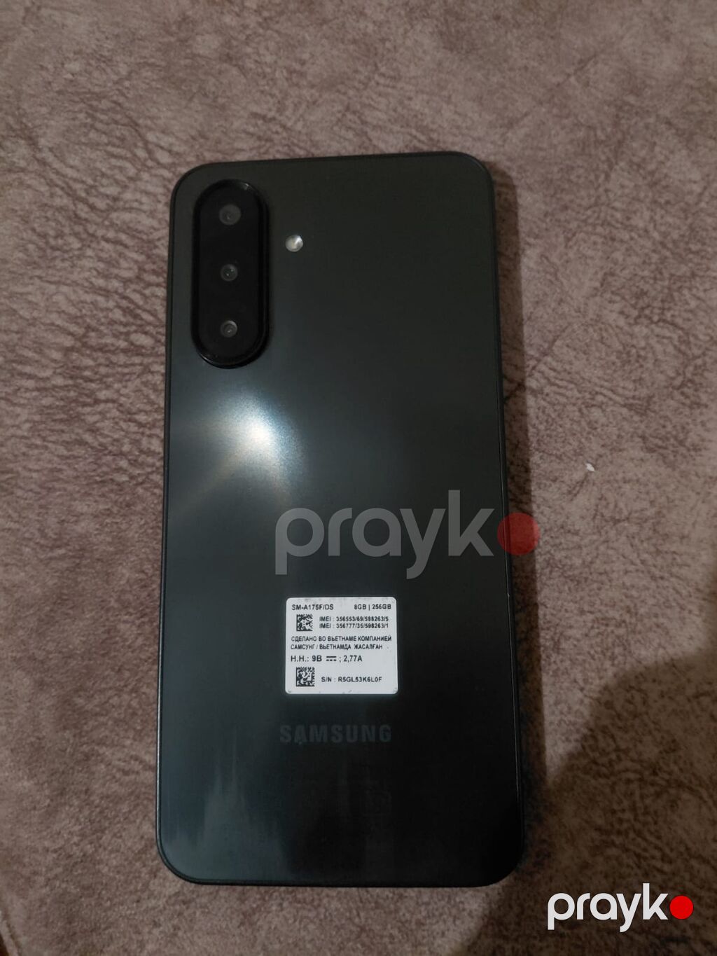 Samsung Galaxy A17, 256 GB, rəng - Boz, Barmaq izi, Face ID — Samsung, Bakı (2)