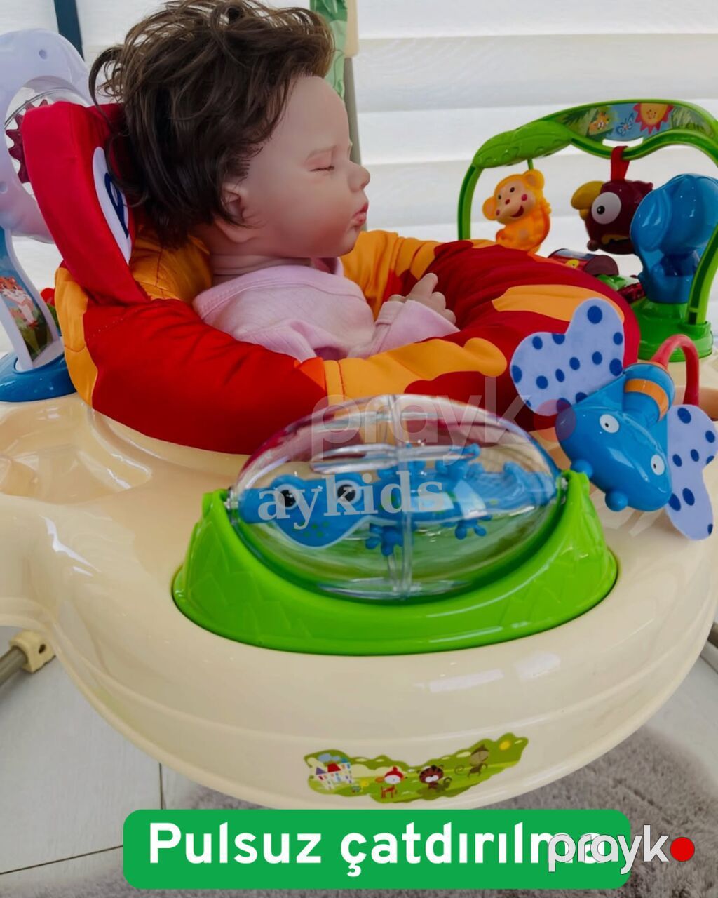 Qaçırılmaz aksiya jumper tropıc fun – körpələr üçün — Inkişaf edir oyuncaqlar, Bakı (6)