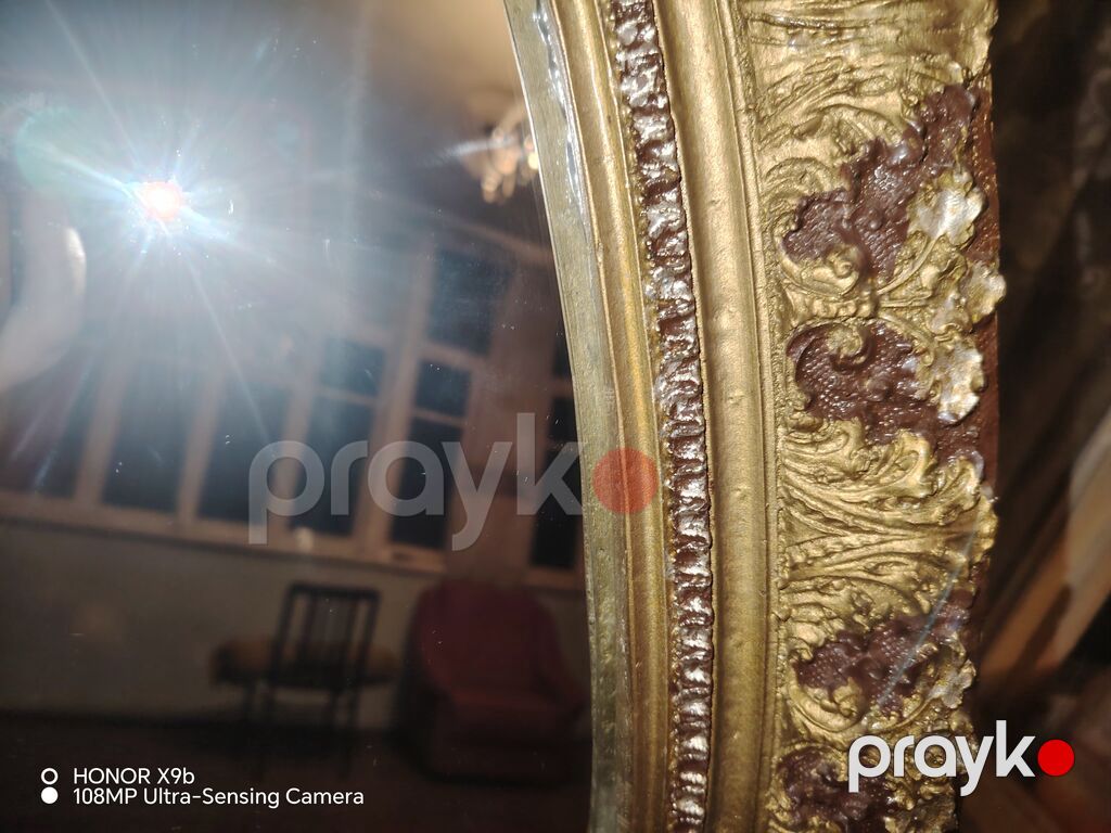 Güzgü Divar üçün, Oval, Dekorativ, Naxışlı — Aynalar, Gəncə (4)
