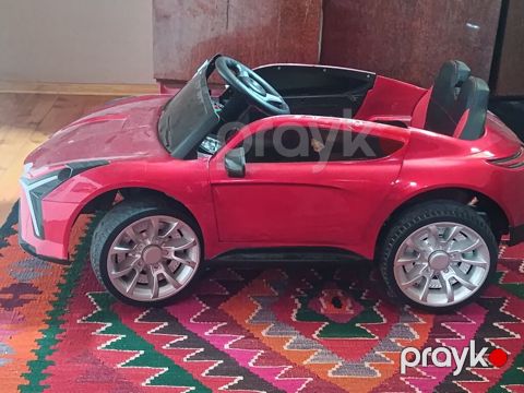 Uşaq üçün elektrikli minik maşını – qırmızı rəng - Korpus: idman — Bakı