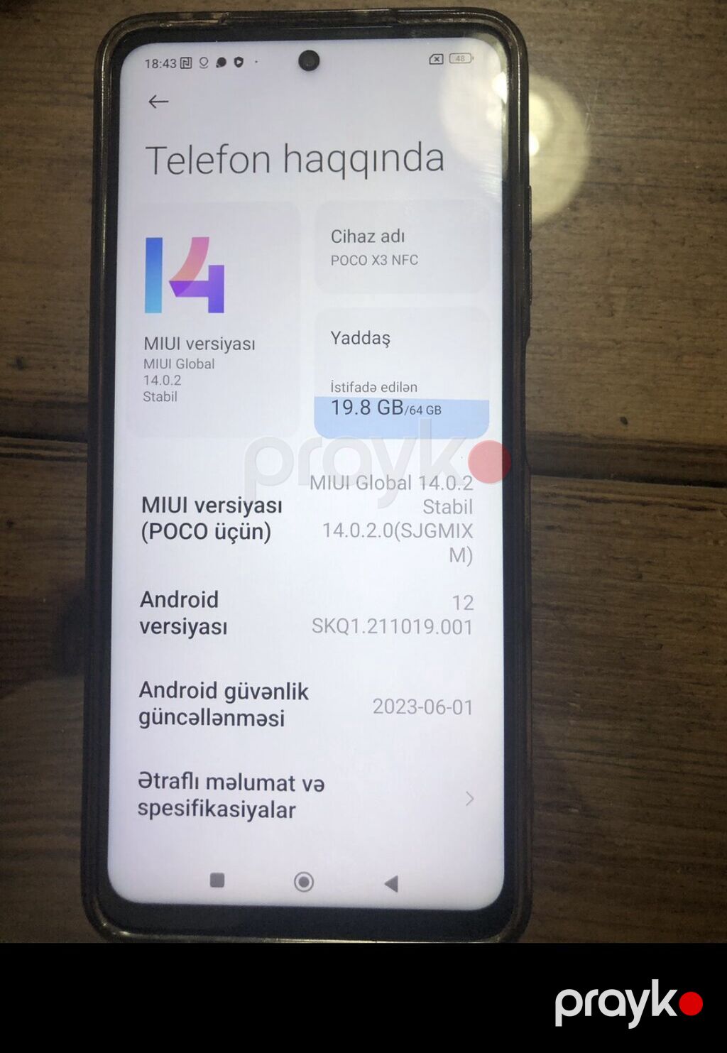 Poco X3 NFC, 64 GB, rəng - Göy — Xiaomi, Masazır (4)