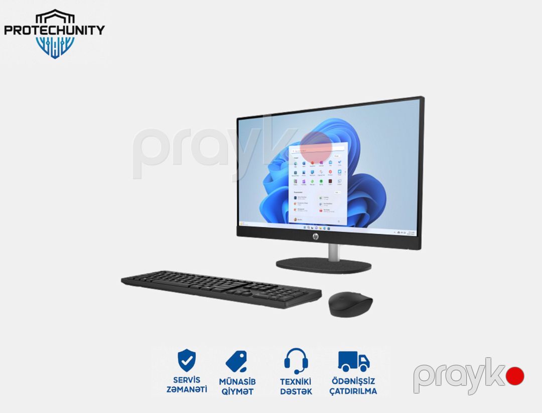 Monoblok HP All-in-One 24-cr0041ci (7X9U8EA) — Masaüstü kompüterlər, Bakı (2)