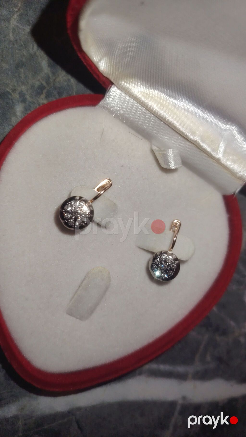 Sırğa, Sarı qızıl, 583 Əyar, 7 g — Sırğa, Bakı (3)