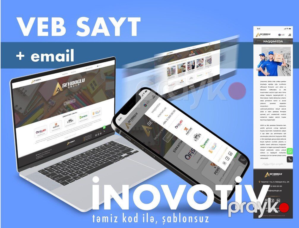 Veb saytların hazırlanması — Reklama, IT, marketing, Bakı (2)