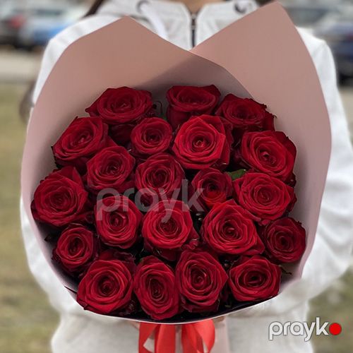 21 qırmızı qızılgül - kod 7777 — Bitkilər, Bakı (3)