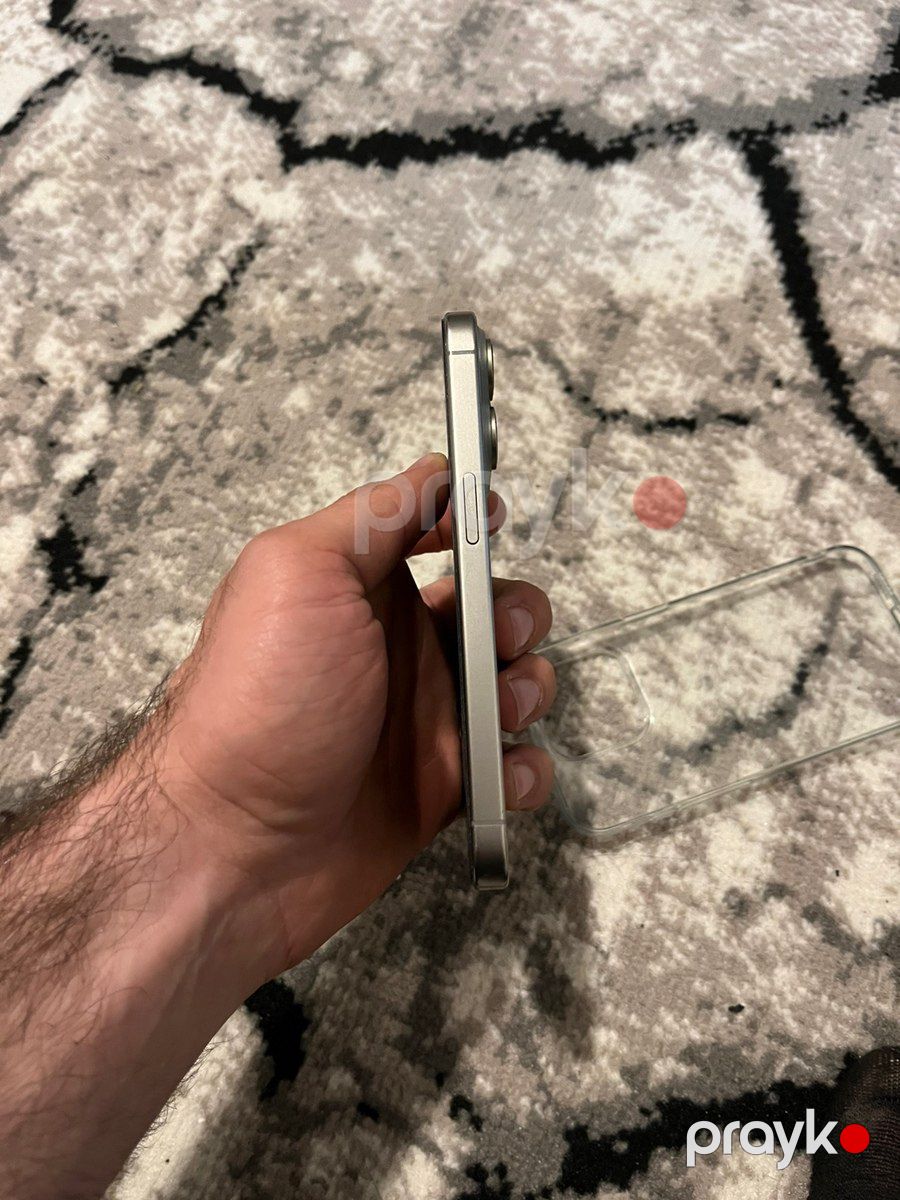 Apple iPhone 15 Pro Natural Titanium 256GB/8GB — Smartfonlar, Bakı (6)