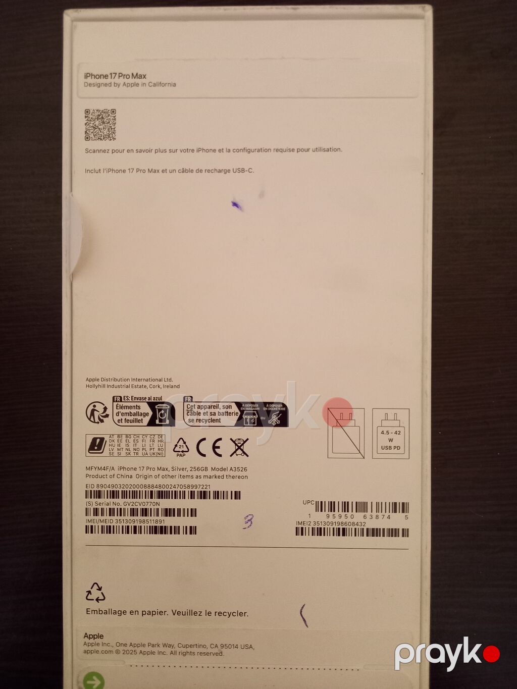 IPhone 17 Pro Max, 256 GB, Gümüşü — Apple iPhone, Masazır (3)