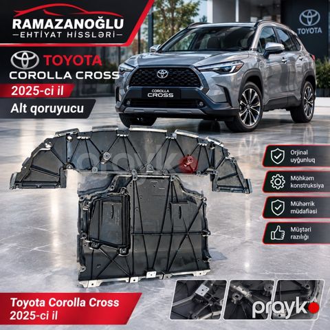 Toyota Corolla Cross 2024-2025 alt qoruyucusu — Bakı