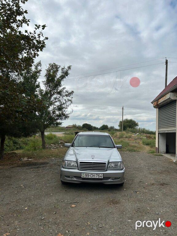 Mercedes C 180, 1.8 L, 1999 il, 401 110 km — Avtomobillər, Biləsuvar (2)
