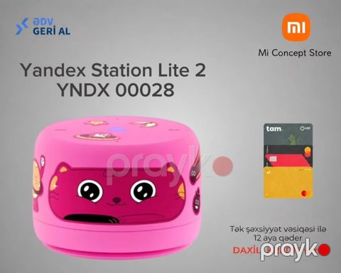 Ağıllı dinamik Yandex Station Lite 2 Pink 0028 — Bakı
