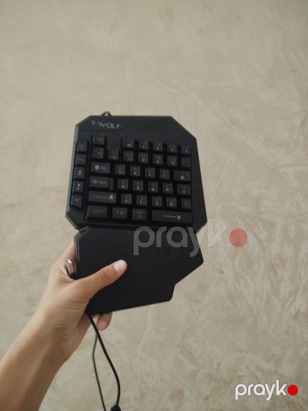 T-wolf T19 birtərəfli oyun klaviaturası - Tip: One-handed gaming — Klaviaturalar və siçanlar, Bakı (2)