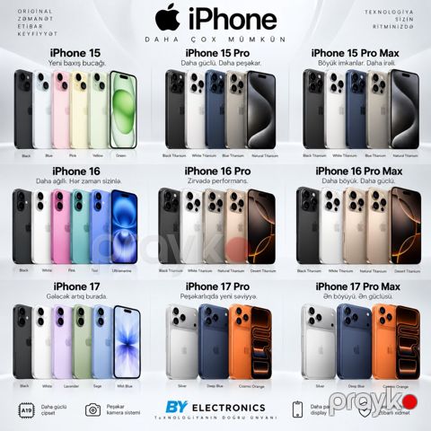 Apple iPhone modelleri — Bakı