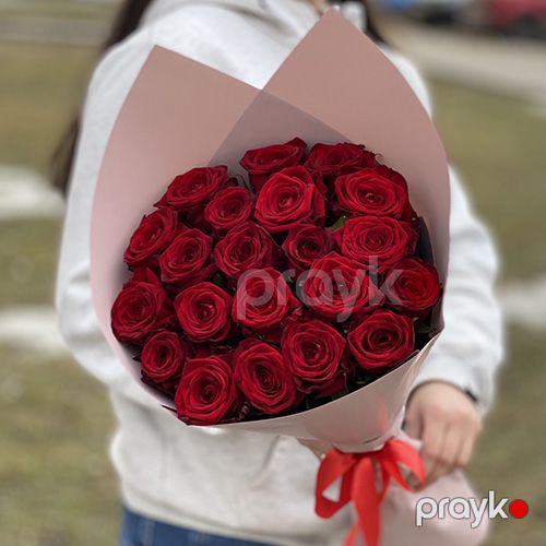 21 qırmızı qızılgül - kod 7777 — Bitkilər, Bakı (2)
