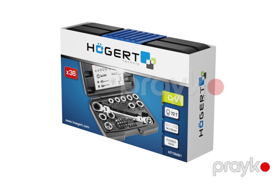 Cırcırlı açar və başlıq dəsti Högert HT1R491 — Təmir və inşaat, Bakı (3)