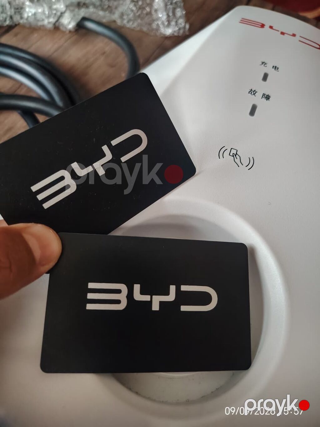 BYD divar tipli EV şarj qurğusu Texniki göstəricilər: - Model — Avtomobil aləti, Masazır (5)