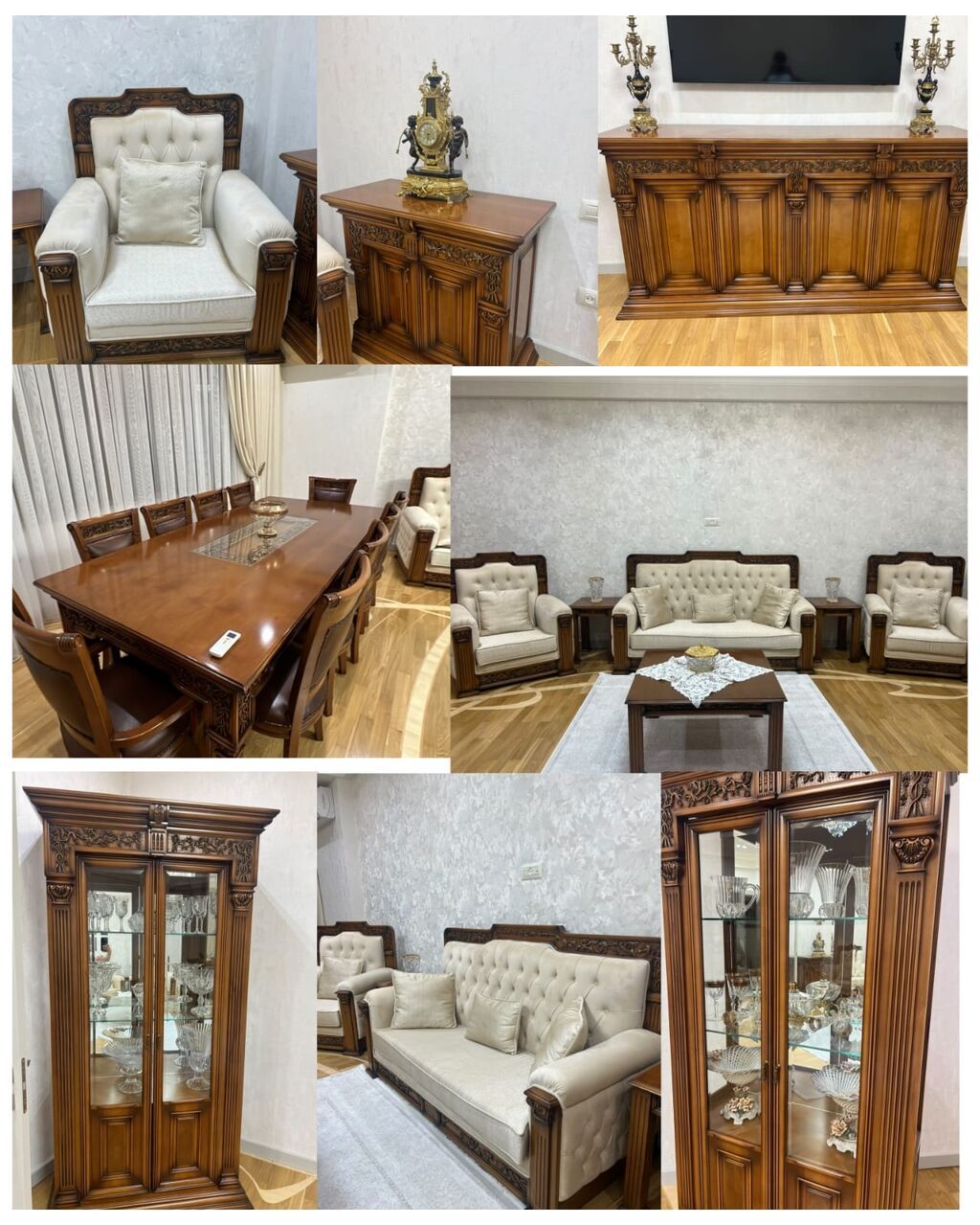 İşlənmiş, Masa və oturacaqlar, Divan, Servant, Kredit yoxdur — Qonaq otağı üçün, Bakı