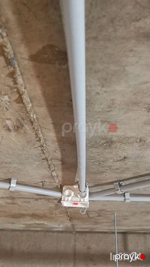 PVC elektrik kabel kanalı və aksesuarları - Material: ağ rəngli sərt — Bakı