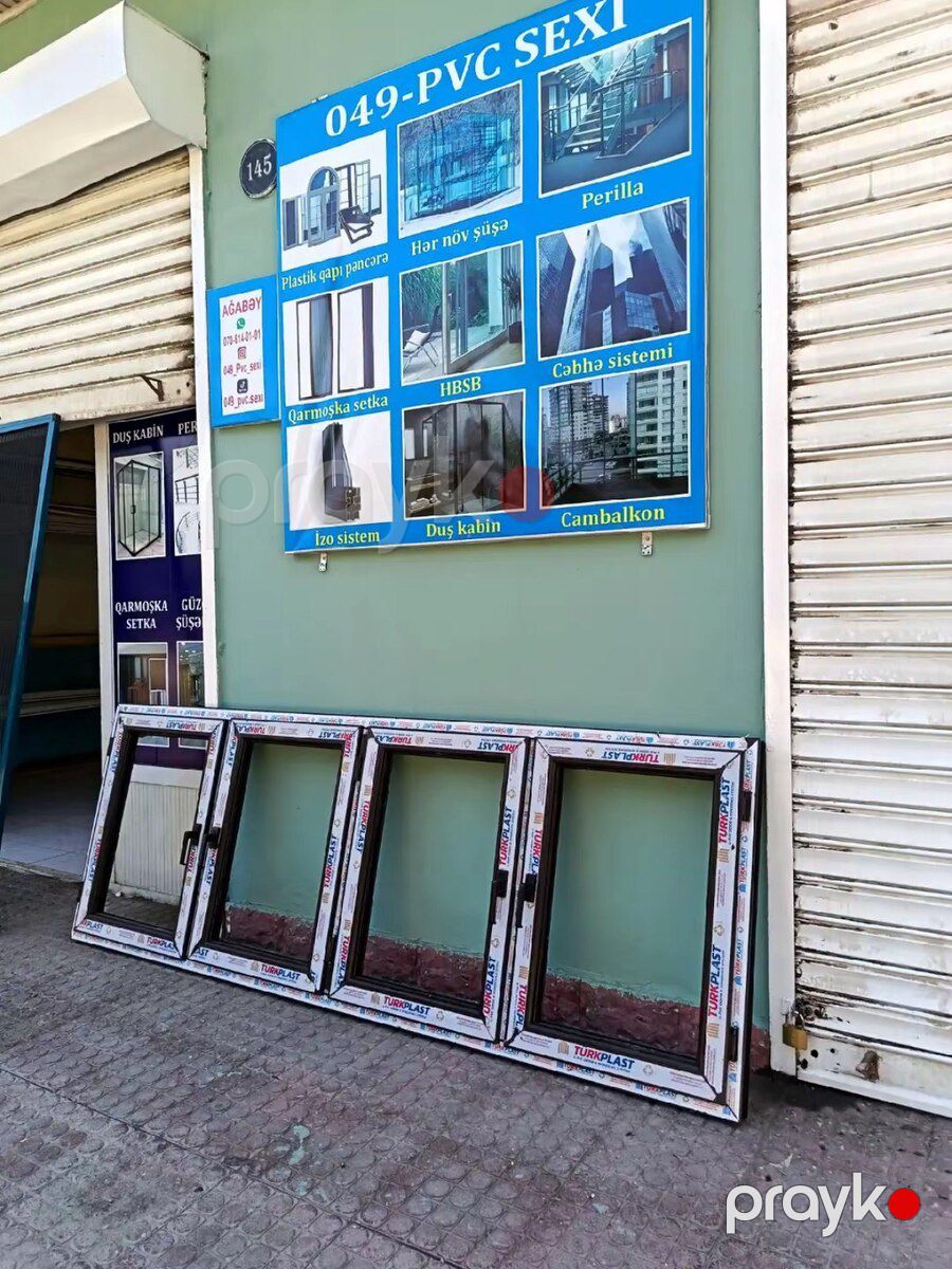 Plastik mətbəx dolabı — Mebel, Bakı (4)