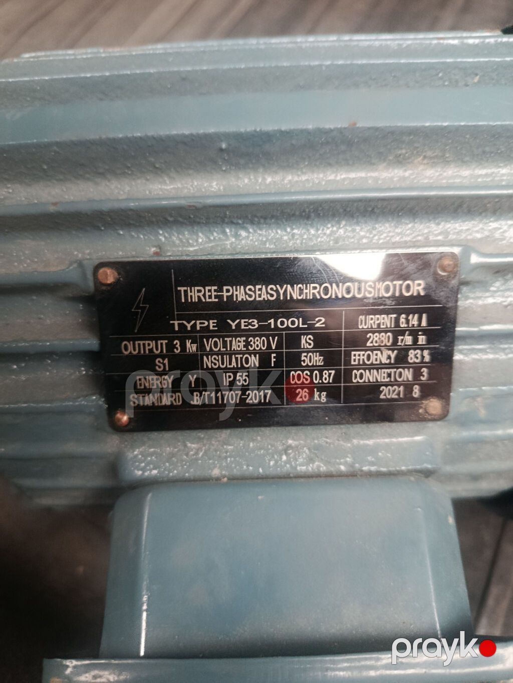 Üç fazalı asinxron elektrik mühərriki – YE3-100L-2 Texniki — Digər, Ağcabədi (3)