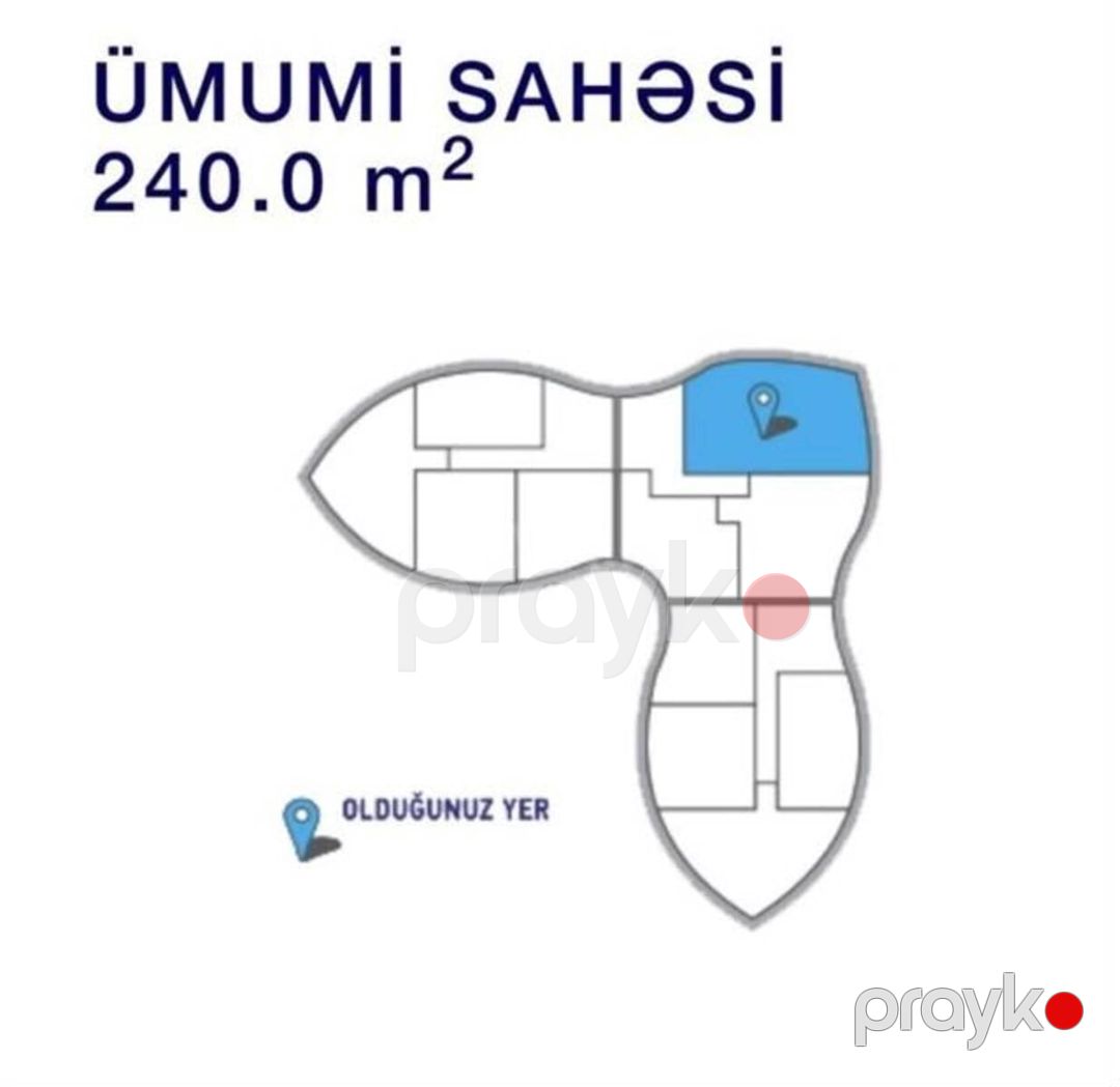 Satılır 4 otaqlı yeni tikili 240 m² — Mənzil, Bakı (7)
