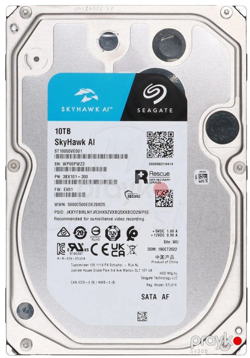 Seagate SkyHawk Al 10 TB HDD(ST10000VE001) — Kompüterlər və noutbuklar, Bakı (2)