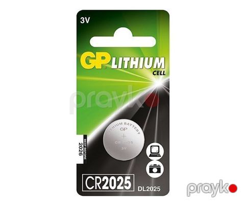 GP CR2025 3V litium saat batareyası - Növ: CR2025 (DL2025 — Bakı