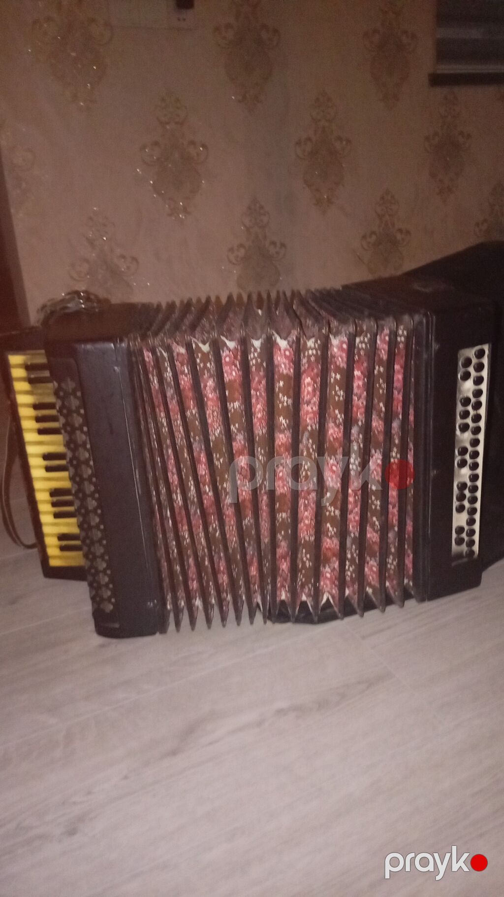 Akkordeon (piano klaviaturalı, knopkali bas tərəf) - Korpus: qara — Akkordeonlar, harmonilar, bayanlar, Xaçmaz (3)