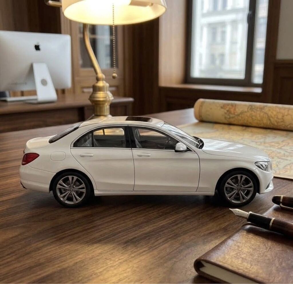 Məhsul: Mercedes‑Benz C‑Class sedan metal model avtomobil (masaüstü — Oyuncaq nəqliyyatı, Bakı (3)