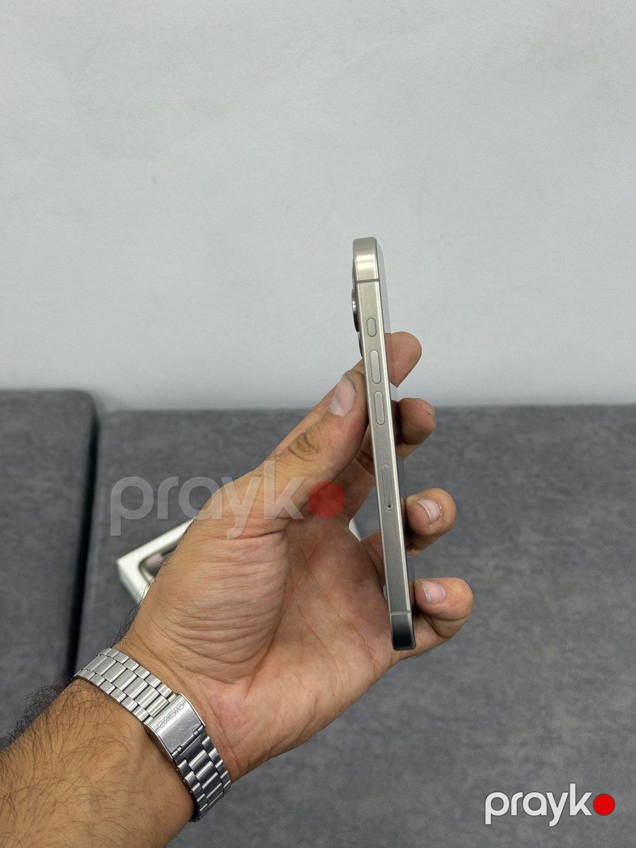 Apple iPhone 15 Pro Natural Titanium 128GB/8GB — Smartfonlar, Bakı (6)