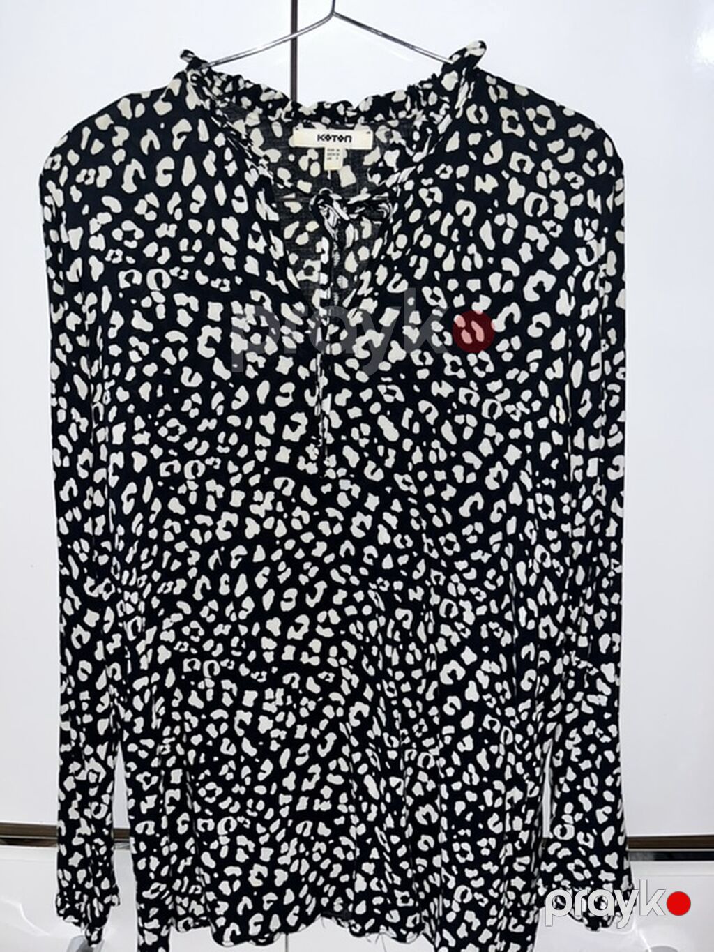 Koton qadın köynəyi - Model: Uzunqollu, rahat kəsim bluz - Ölçü: EUR — Köynək, Bakı (2)