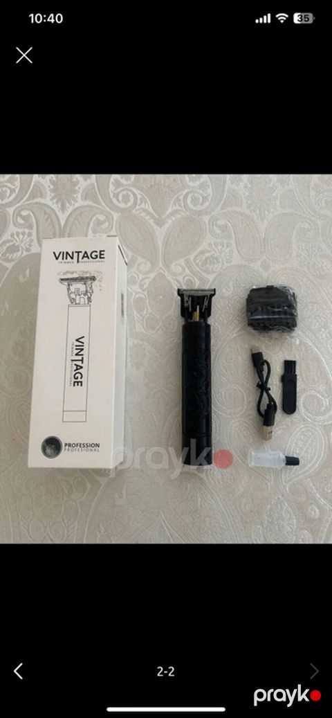 Vintage T9/T10 professional saç və bığ/saxqal trimmeri Xüsusiyyətlər — Bakı