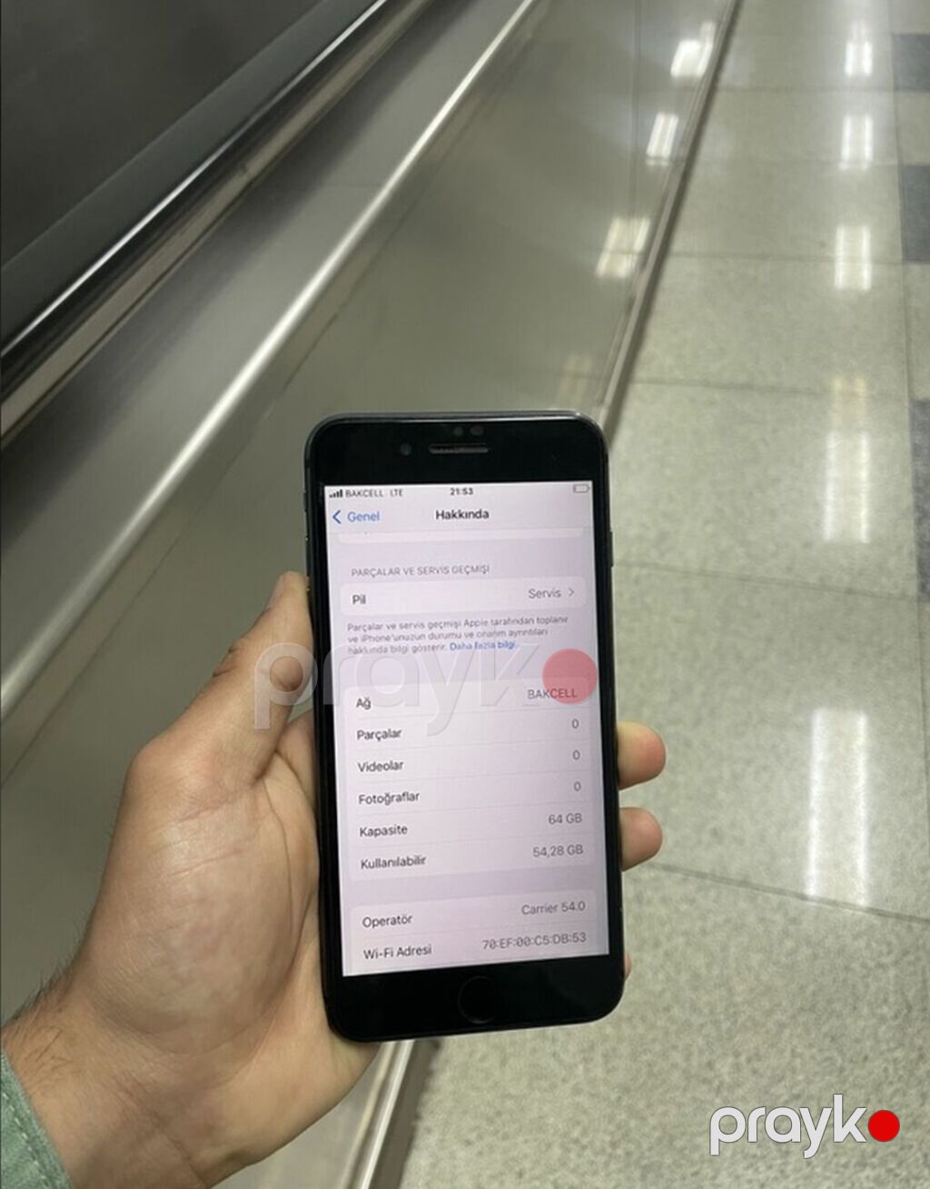 IPhone 8 Plus, 256 GB, Qara, Barmaq izi, Simsiz şarj — Apple iPhone, Xaçmaz (4)