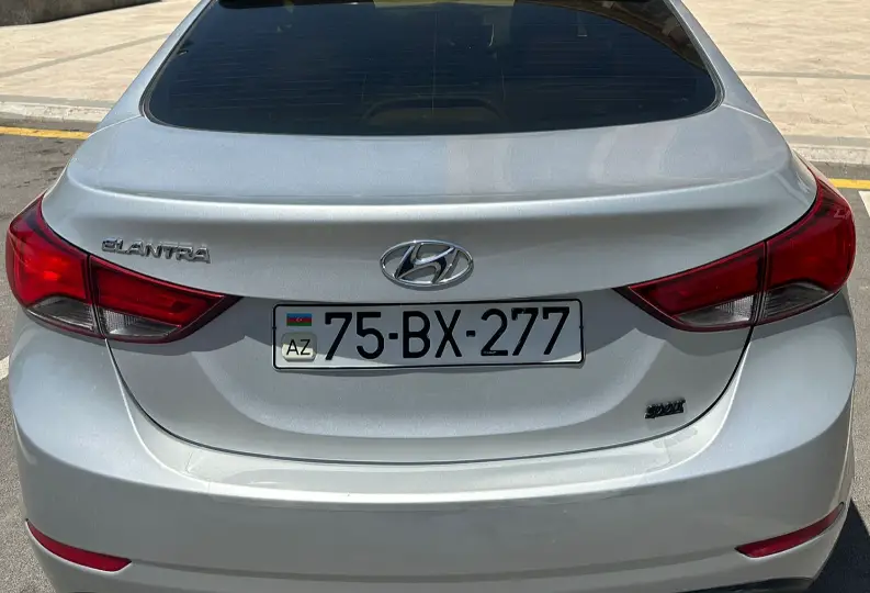 Hyundai Elantra 2015 — gündəlik icarə — Minik avtomobili icarəsi, Naxçıvan (3)