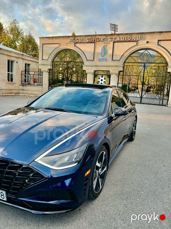 Hyundai Sonata, 1.6 L, 2022 il, 61 000 km — Avtomobillər, Bakı (4)