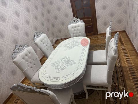 Qonaq otağı üçün, İşlənmiş, Açılmayan, Oval masa, 6 stul — Bakı