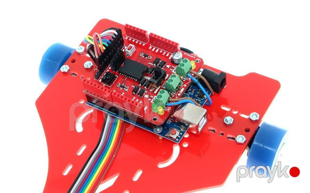 Rapid Arduino Xətt İzləyən Robot Dəsti Robot yarışmaları, layihə — Oyuncaq figuraları, Bakı (2)